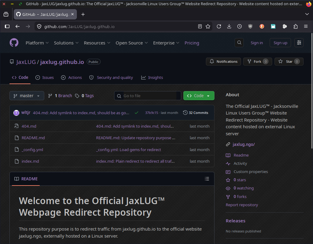 April 11th, 2026 https://github.com/JaxLUG/jaxlug.github.io