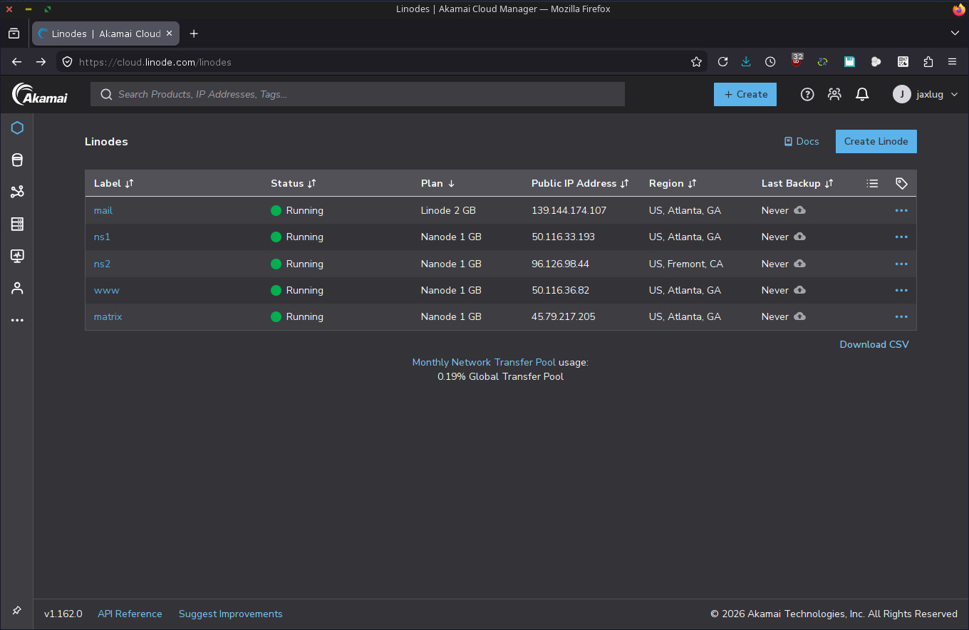 2026-05-22 Linodes Akamai Cloud Manager