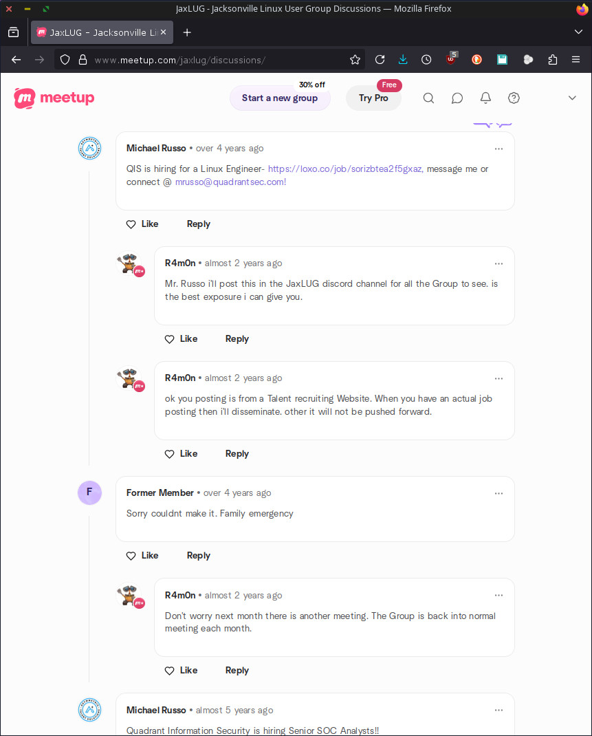 January 24th, 2026 Unofficial Meetup Discussion 2