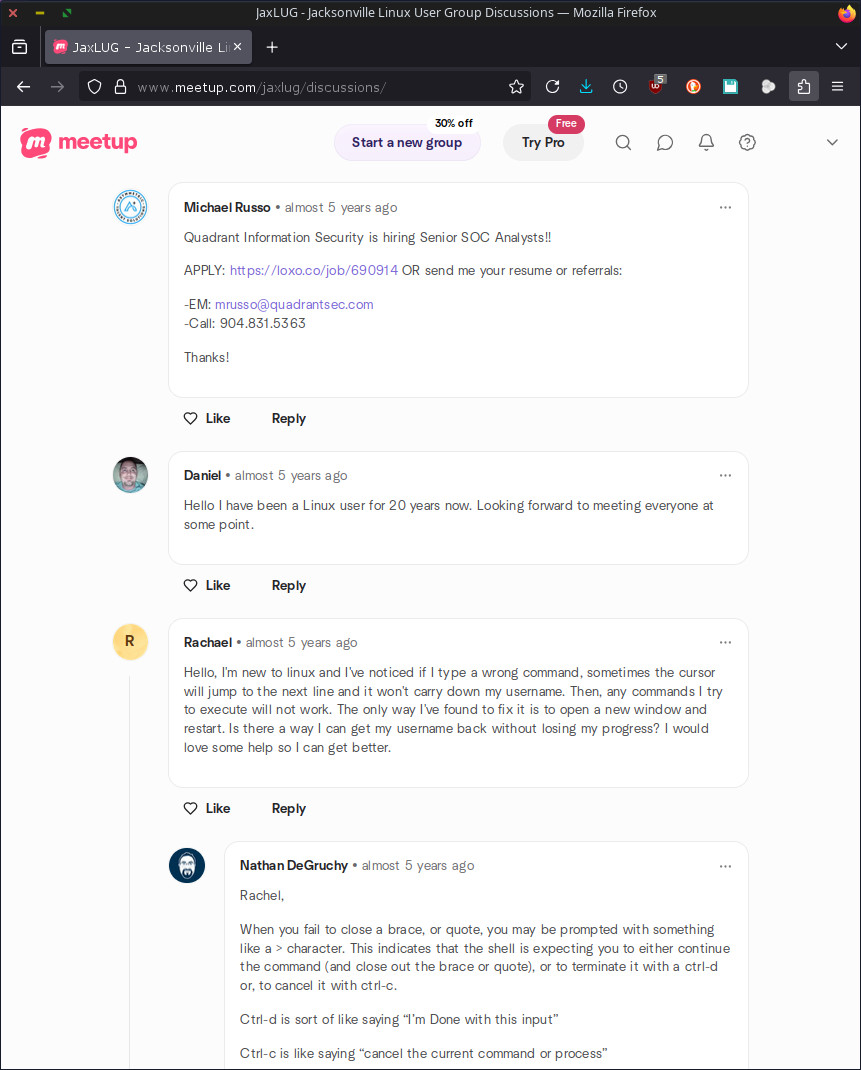 January 24th, 2026 Unofficial Meetup Discussion 3